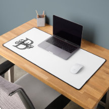 Modernes, elegantes Monogramm Name Schwarz Graue S