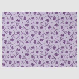 Modernes elegantes Muster Chic Niedlich Lila Seidenpapier