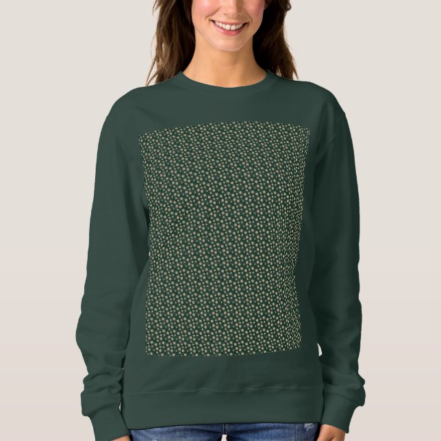 Modernes elegantes Muster Sweatshirt (Vorderseite)