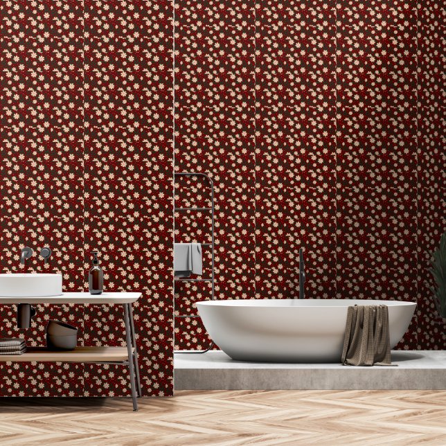 Modernes elegantes Muster Tapete (Badezimmer)