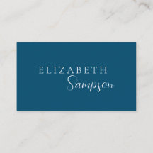 Modernes Elegantes Navy Blau und Weiß