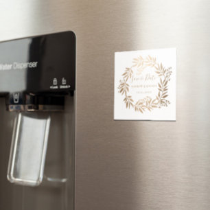 Modernes, elegantes, Personalisiertes Monogram-Mag Magnetkarte