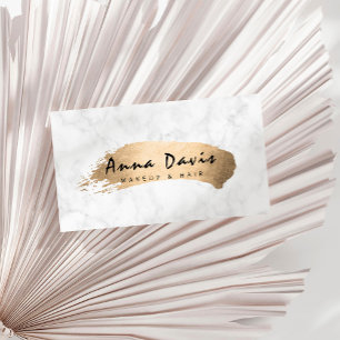 Modernes, elegantes Pinselstich Visitenkarte