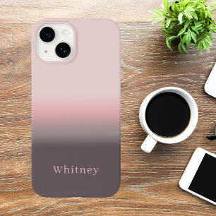 Modernes Elegantes Rosa und Lila Case-Mate iPhone 14 Hülle