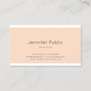 Modernes elegantes, sauberes Grafikdesign Trendy S Visitenkarte