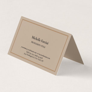 Modernes Elegantes Schlicht Einfaches Minimalistis Visitenkarten