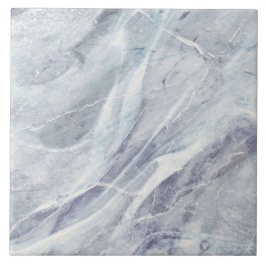 Modernes Elegantes, schlichtes Marmordesign Blau g Fliese