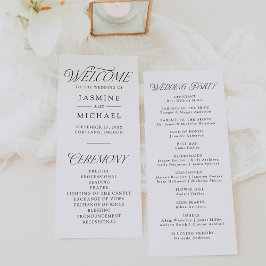 Modernes, elegantes Schwarz-Typografie-Hochzeitspr