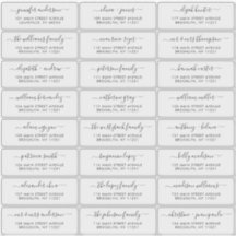 Modernes, elegantes Script-Wedding Guest-Adresseti