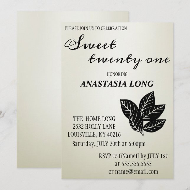Modernes, elegantes Silber Save the Date (Vorne/Hinten)