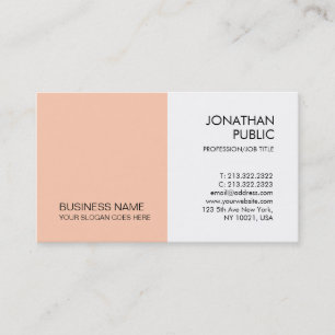 Modernes elegantes Unternehmen Personalisiert Visitenkarte