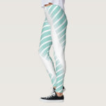 Modernes, elegantes, weißes Design Leggings<br><div class="desc">Moderne,  elegante Leggings mit weißem,  weißem Design.</div>