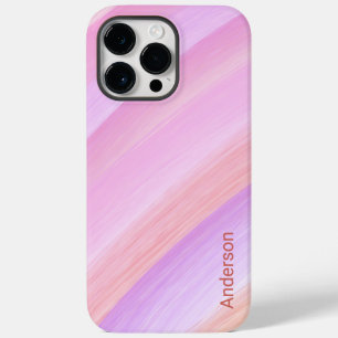 Modernes Eligant Retro Line Monogramm Case-Mate iPhone 14 Pro Max Hülle