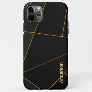 Modernes Eligant Retro Line Monogramm Case-Mate iPhone Hülle