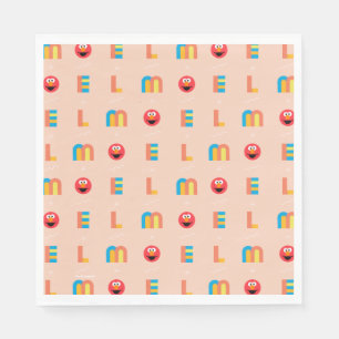 Modernes Elmo Muster Serviette