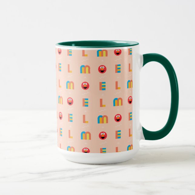 Modernes Elmo-Muster Tasse (Rechts)