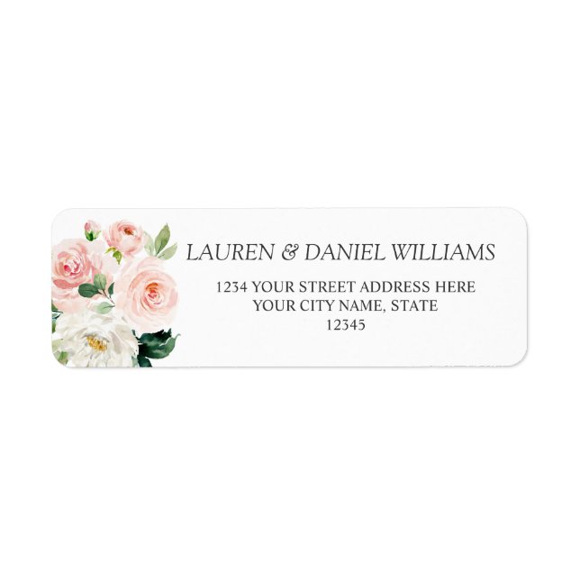 Modernes Erröten | Hochzeiten von Blume und Blattp (Vorne)