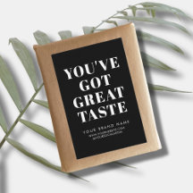 Modernes Etikett für die Verpackung von Siegel in 