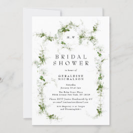 Modernes Eucalyptus Wreath Monogramm-Brautparty