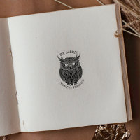 Modernes Ex Libris Vintages Schüssel, maßgeschneid