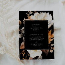 Modernes Fall Floral Erntedank Dinner Party