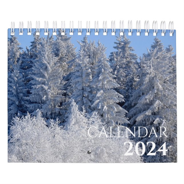 Modernes Family Collage Foto 2024 Kalender (Titelbild)