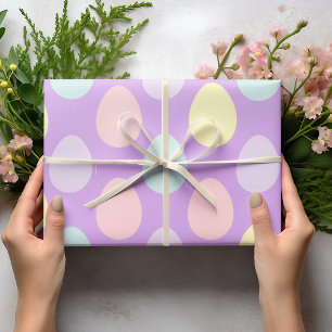 Modernes, farbenfroh gepanzertes Eiermuster   Oste Geschenkpapier