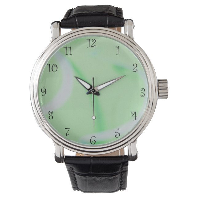 Modernes farbenfroher Regenbogen Galaxie Armbanduhr (Vorderseite)