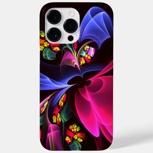 Modernes, farbenfrohes Abstraktes Kunstmuster #06 Case-Mate iPhone 14 Pro Max Hülle (Rückseite)