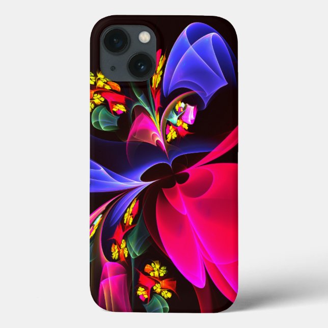 Modernes, farbenfrohes Abstraktes Kunstmuster #06 Case-Mate iPhone Hülle (Rückseite)