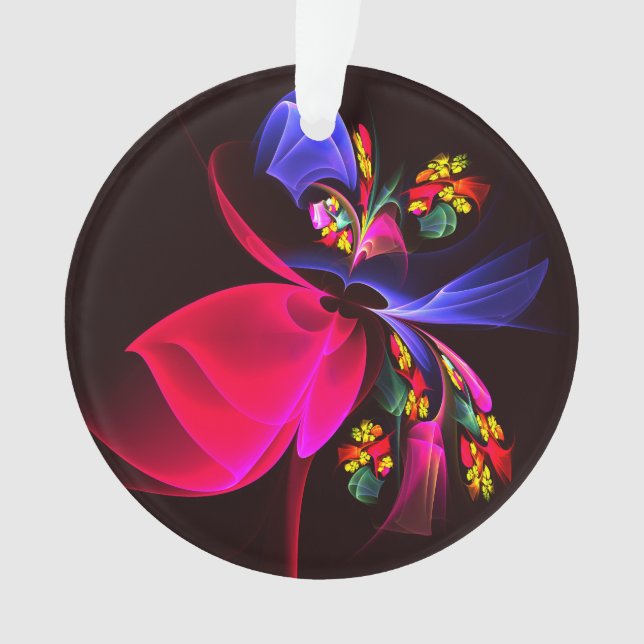 Modernes, farbenfrohes Abstraktes Kunstmuster #06 Ornament (Vorderseite)
