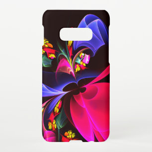 Modernes, farbenfrohes Abstraktes Kunstmuster #06 Samsung Galaxy S10E Hülle