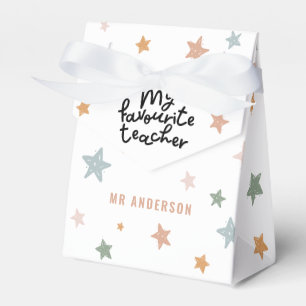 Modernes, farbenfrohes Lieblingssterngeschenk Geschenkschachtel