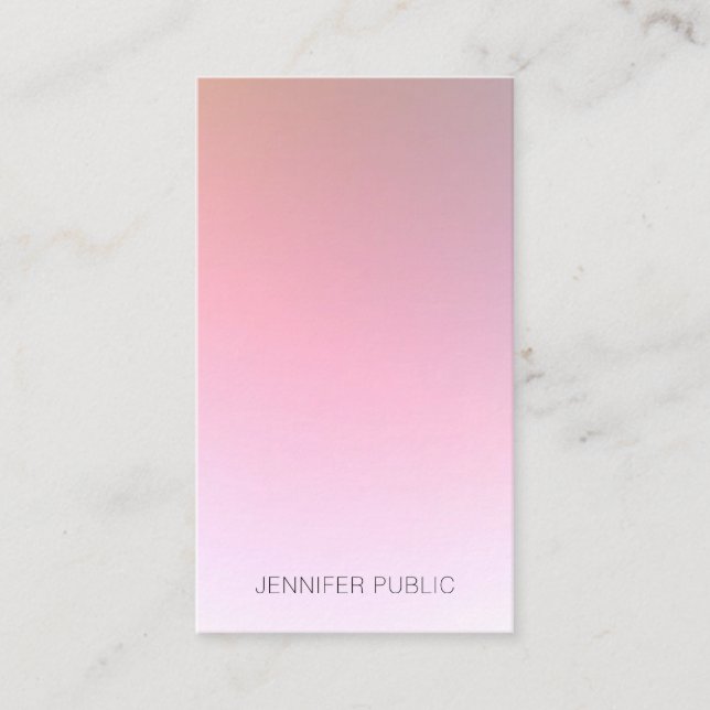 Modernes, farbiges Design-Template Beruflich Visitenkarte (Vorderseite)