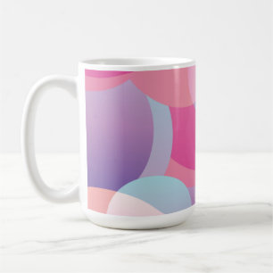 Modernes, farbiges geometrisches Muster Kaffeetasse