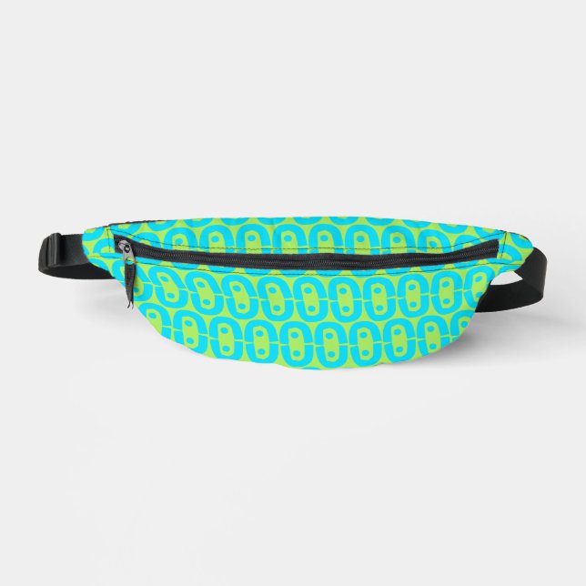 modernes farbiges Muster Bauchtasche (Vorderseite)