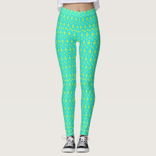 modernes farbiges Muster Leggings