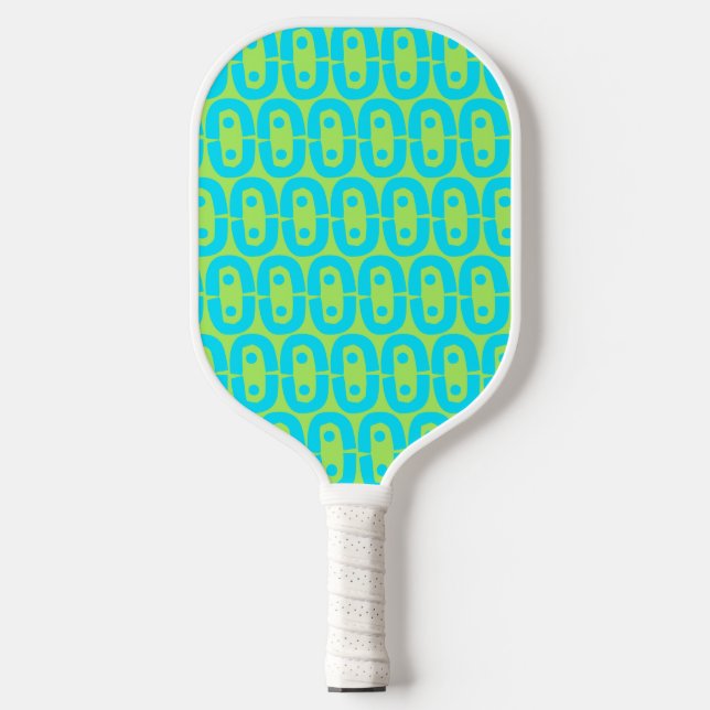 modernes farbiges Muster Pickleball Schläger (Vorderseite)