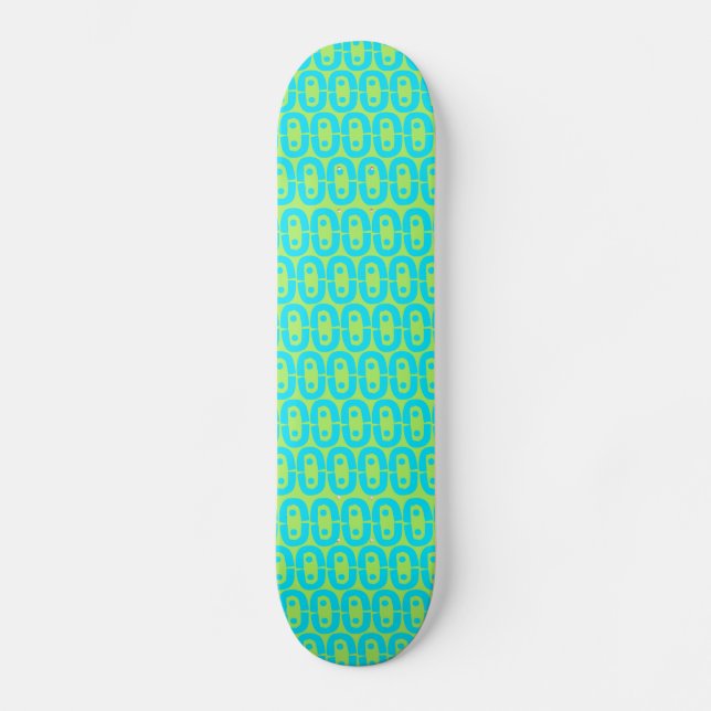modernes farbiges Muster Skateboard (Vorderseite)