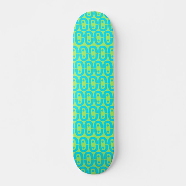 modernes farbiges Muster Skateboard (Vorne)