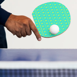 modernes farbiges Muster Tischtennis Schläger