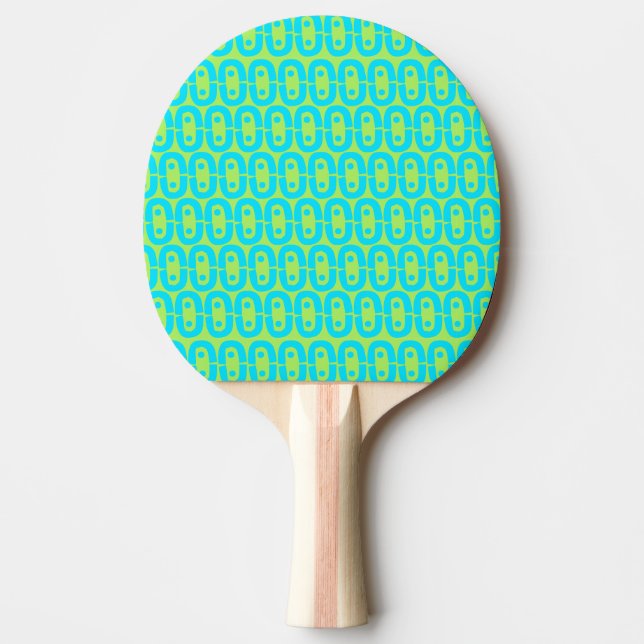 modernes farbiges Muster Tischtennis Schläger (Vorderseite)