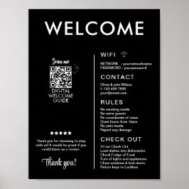 Modernes Ferienhaus Willkommen Poster