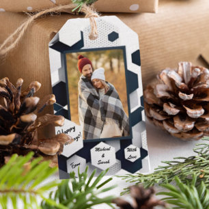 Modernes festliches Personalisiert Geschenkanhänger