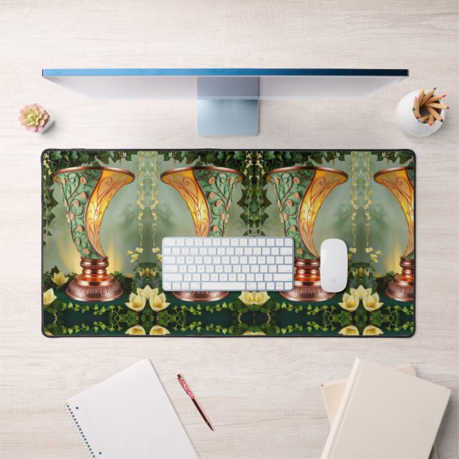 Modernes Festtagsdiwali Schreibtischunterlage (Büro 1)