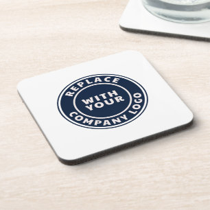 Modernes Firmenlogo Corporate Custom Getränkeuntersetzer