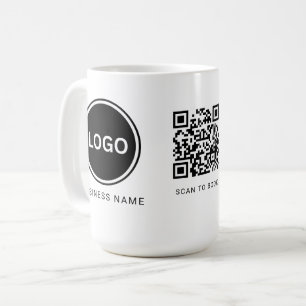 Modernes Firmenlogo Kaffeetasse