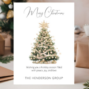 Modernes Firmenlogo QR Code Frohe Weihnachten Baum