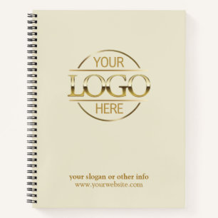 Modernes Firmenlogo Werbegeschenk Notizbuch