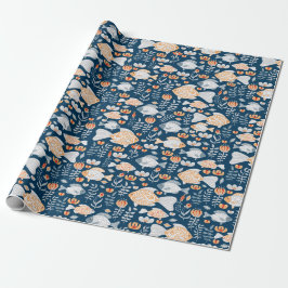Modernes Fischmuster Geschenkpapier